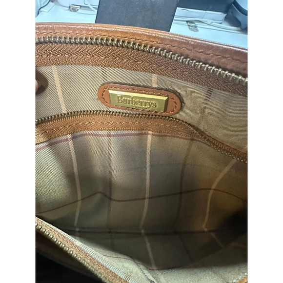 Unisex Burberrys Brown Leather Clutch/Pouch One Size - Picture 7 of 10